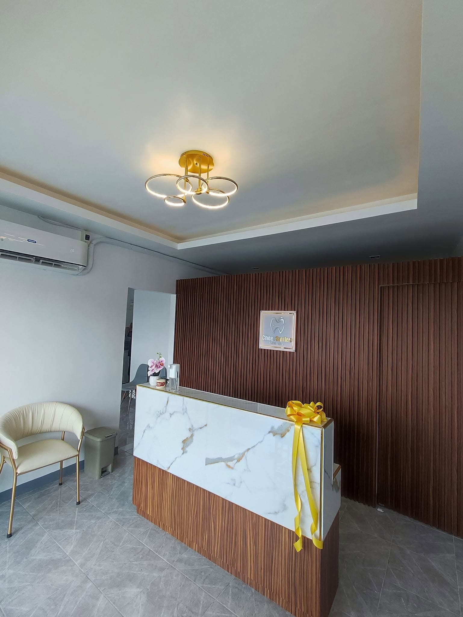 The welcoming reception at CheerSmiles Dental Clinic